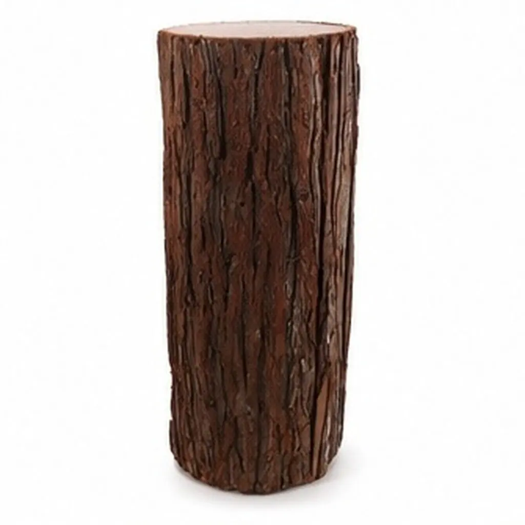Artificial Wood Stump Display Stand Rustic Faux Tree Stump Pedestal for Farmhouse Wedding Centerpiece Rustic Decor Party Display