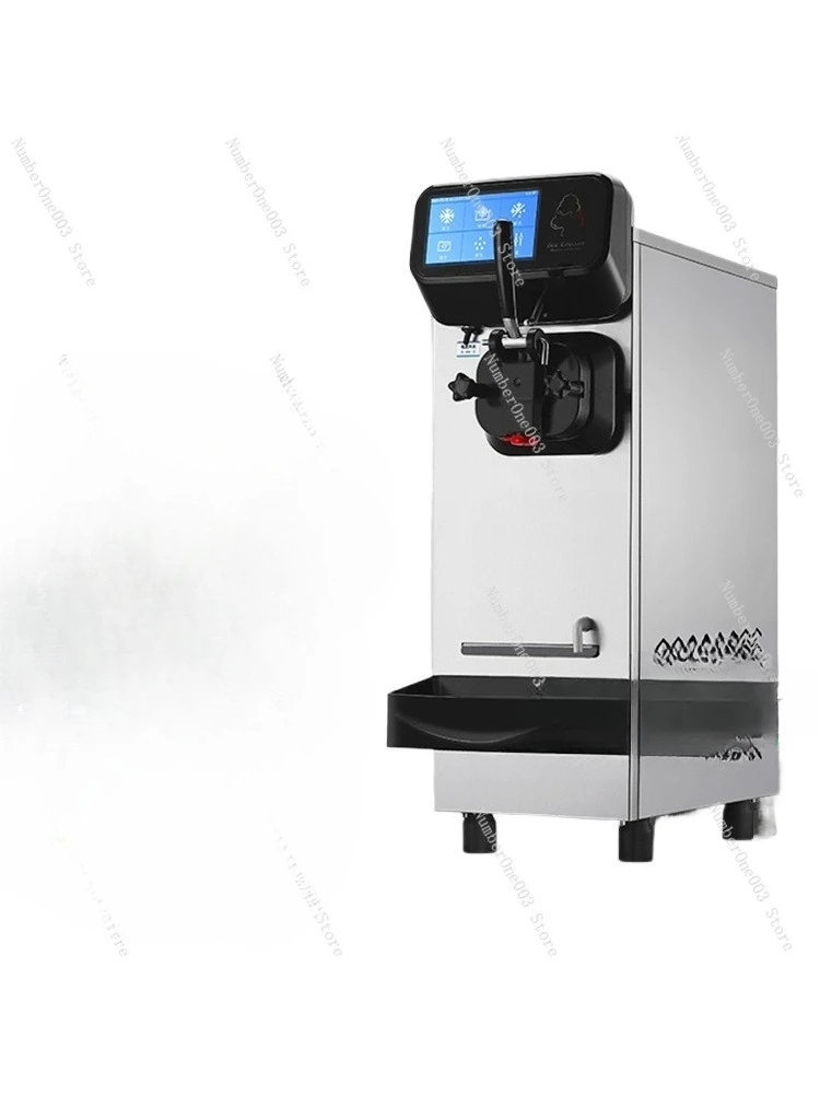 

Ice Cream Machine Commercial Small Fully Automatic Ice Cream Machine Single Head Desktop Sundae Cone Ice Cream Machine