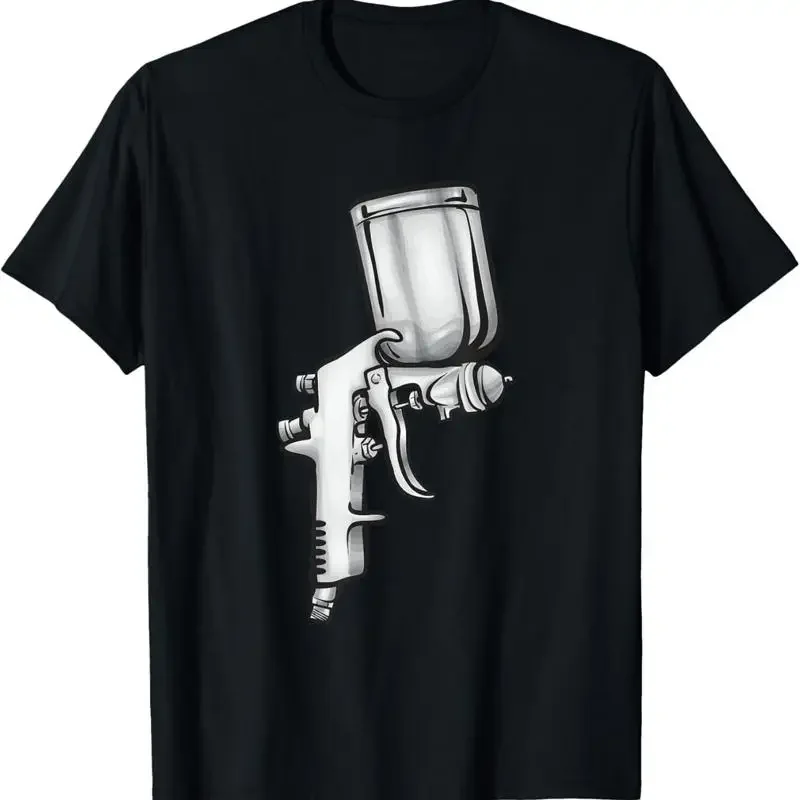 Spray Gun Auto Body Painter Automotive Car T Shirt