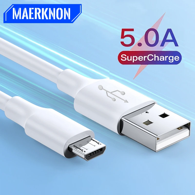 Кабель Micro USB 5A для быстрой зарядки Xiaomi redmi, Samsung, Andriod, USBC, зарядное устройство, кабель для передачи данных, шнур