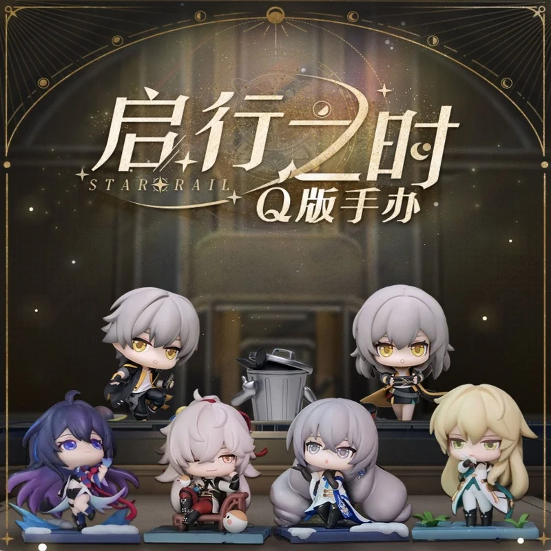 

Официальная тема Honkai: Star Rail At The Beginning Of The Journey Series Jing Yuan Luo Cha Mihoyo Q-Version Фигурки Орнамент Подарок