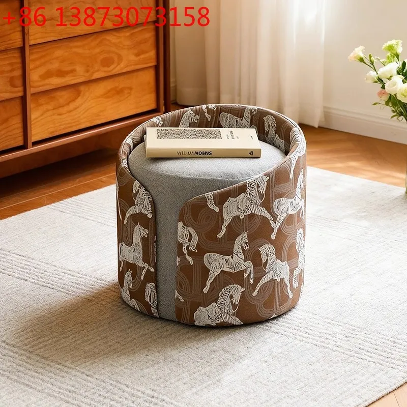 

Nordic style curved single sofa chair animal printing fabric leisure chair living room kitchen balcony household sofa