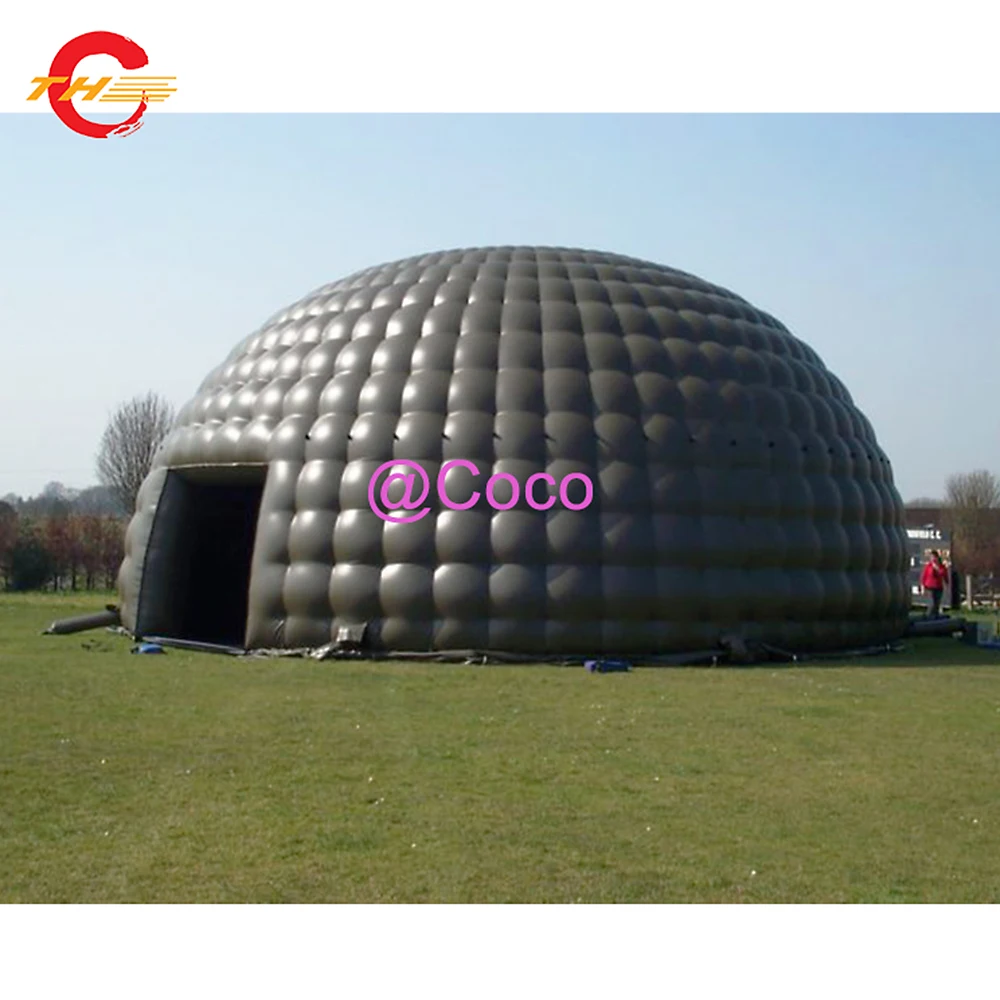 

outdoor 10m diameter giant inflatable igloo,bubble tent,portable inflatable dome tent for party events