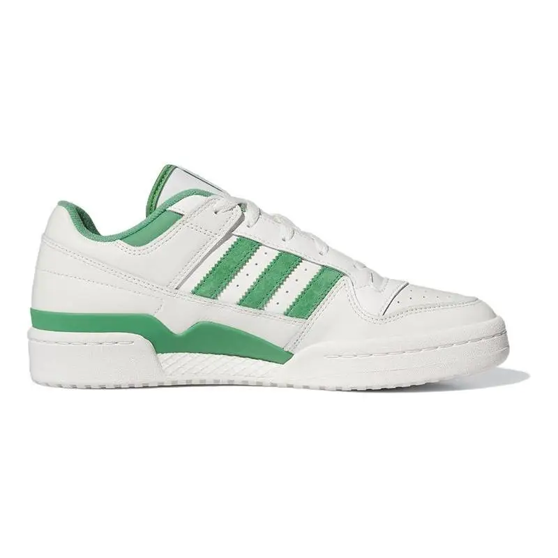 adidas originals FORUM Low White Preloved Green Sneakers shoes IG3778