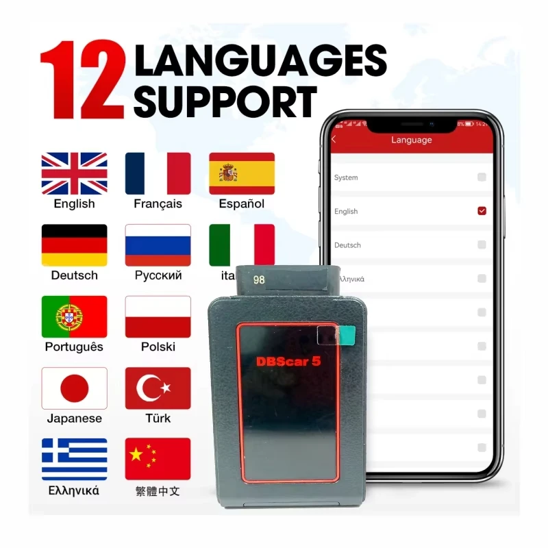 Launch DBScar5 DBScar V Supports Diagzone Pro Xdiag Pro3 XPRO5 Prodiag All System Diagnostic Scanner Obd 2 Bluetooth Code Reader