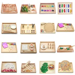 Montessori Practical Life Material Sensory Bin Tools Basic Life Skills Fine Motor Skill Montessori Educational Toys E0464H