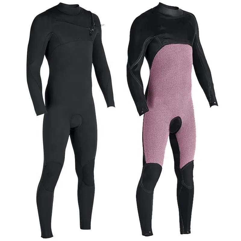 Waterproof  Warm chest zip wet suit 3/2mm 4/3mm neoprene surfing wetsuit