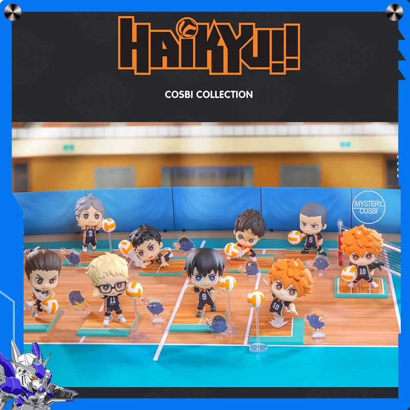 

Haikyuu Figure Trendy Toy Hinata Shoyo Tobio Kageyama Q-version Standing Posture Doll EX CASHAPON Anime Ornament Gift Original