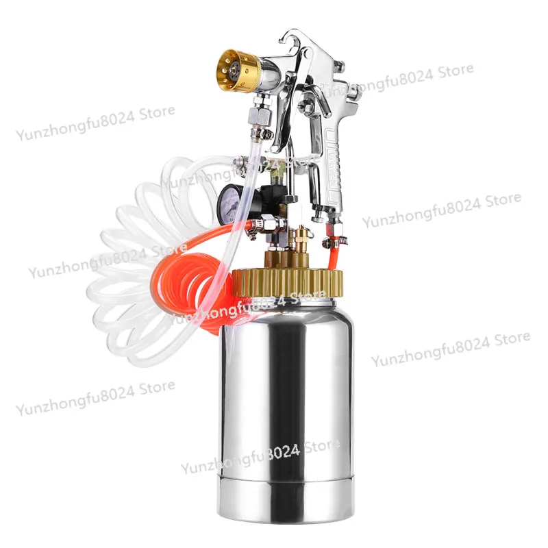 

Industrial 2L Tank Spray Machine Gun Marble Paint Latex Spray Gun Pressure Paint Sprayer with Gun Kit