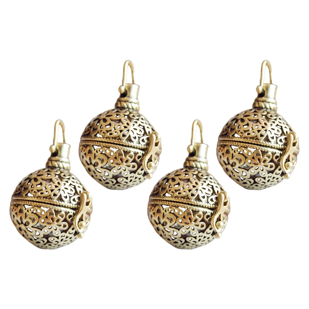 

4 Pcs Diffuser Necklace Scent Hanging Pendant Aroma Accessory Aromatherapy Oil Locket