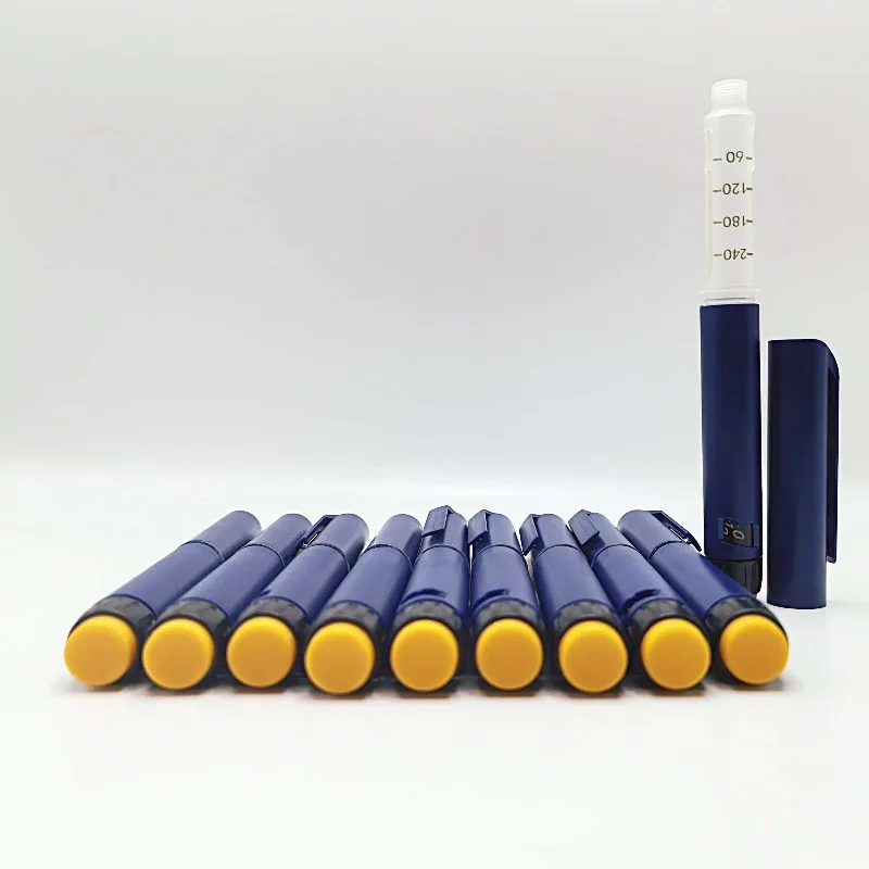 Pluma de inyección para pérdida de peso, Control de inyección, prensa de rotación, cartucho de tinta, pluma de inyección desechable de dosis de 3ml