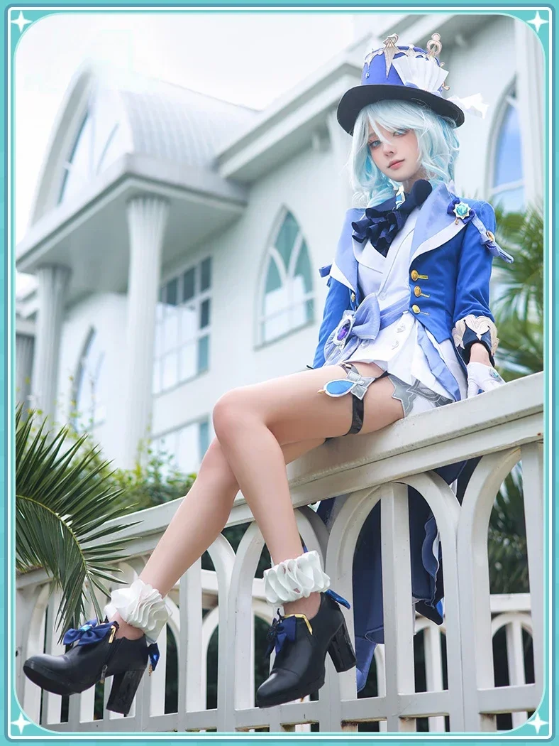 أزياء كوسون فورينا التأثيرية لعبة جينشين إمباكت للهالوين ملابس نسائية كاملة #4