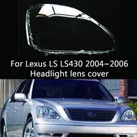 For Lexus LS LS430 2004 2005 2006 Car Headlamp Lens Cover Headlight Shell Mask Transparent Lampshade Plexiglass Head Lamp Shade