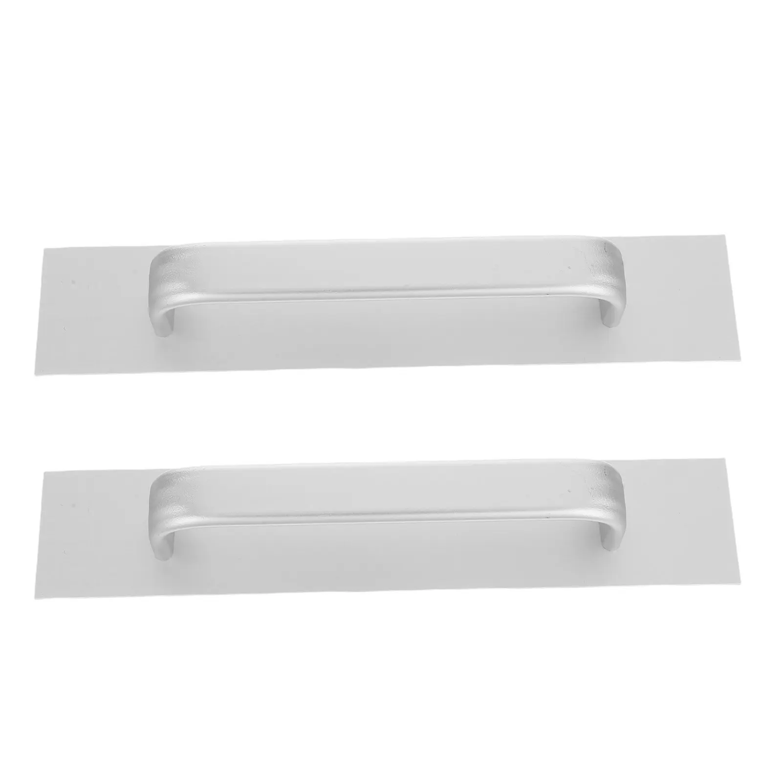 2Pcs Stick on Cabinet Handles Self Adhesive Aluminum Alloy Door Pulls for Kitchen Drawer Bathroom Shower Closet Renovation