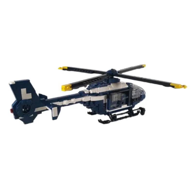 

Собранные строительные блоки из мелких частиц MOC-173104 634 шт., строительная игрушка для самолета, стереоскопическая модель, подарок-головоломка, орнамен