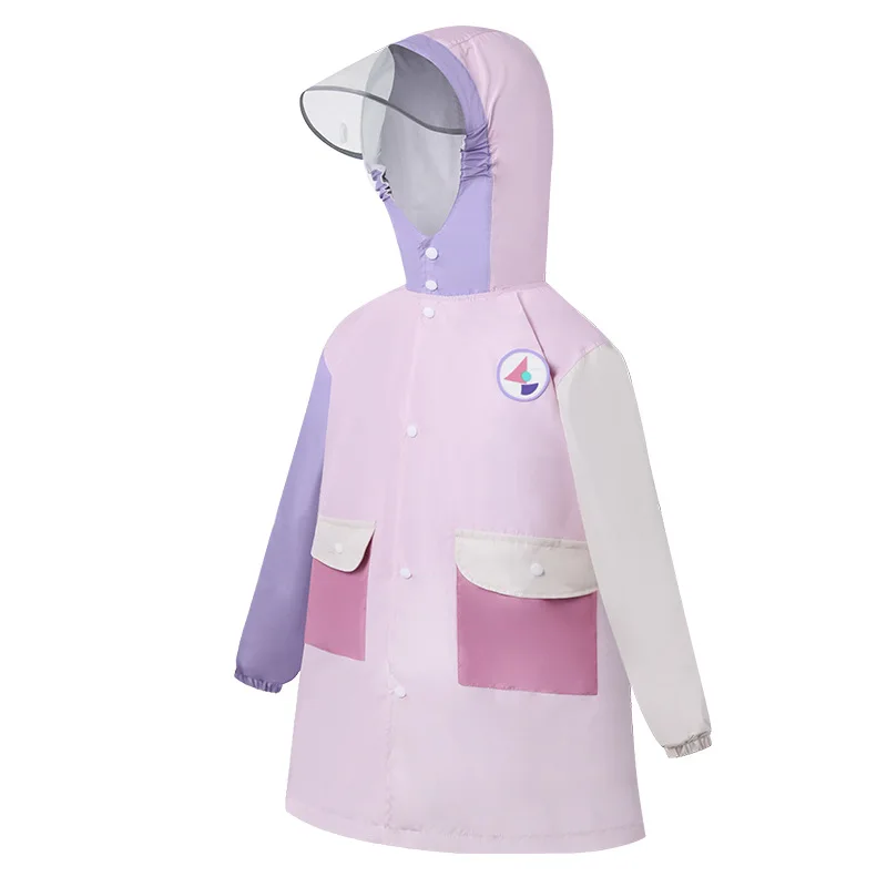 

Children's Raincoat Full Body Anti-rainstorm Rain Cape for Kids Primary School Students Rain Gear Rain Poncho with Bag Cover