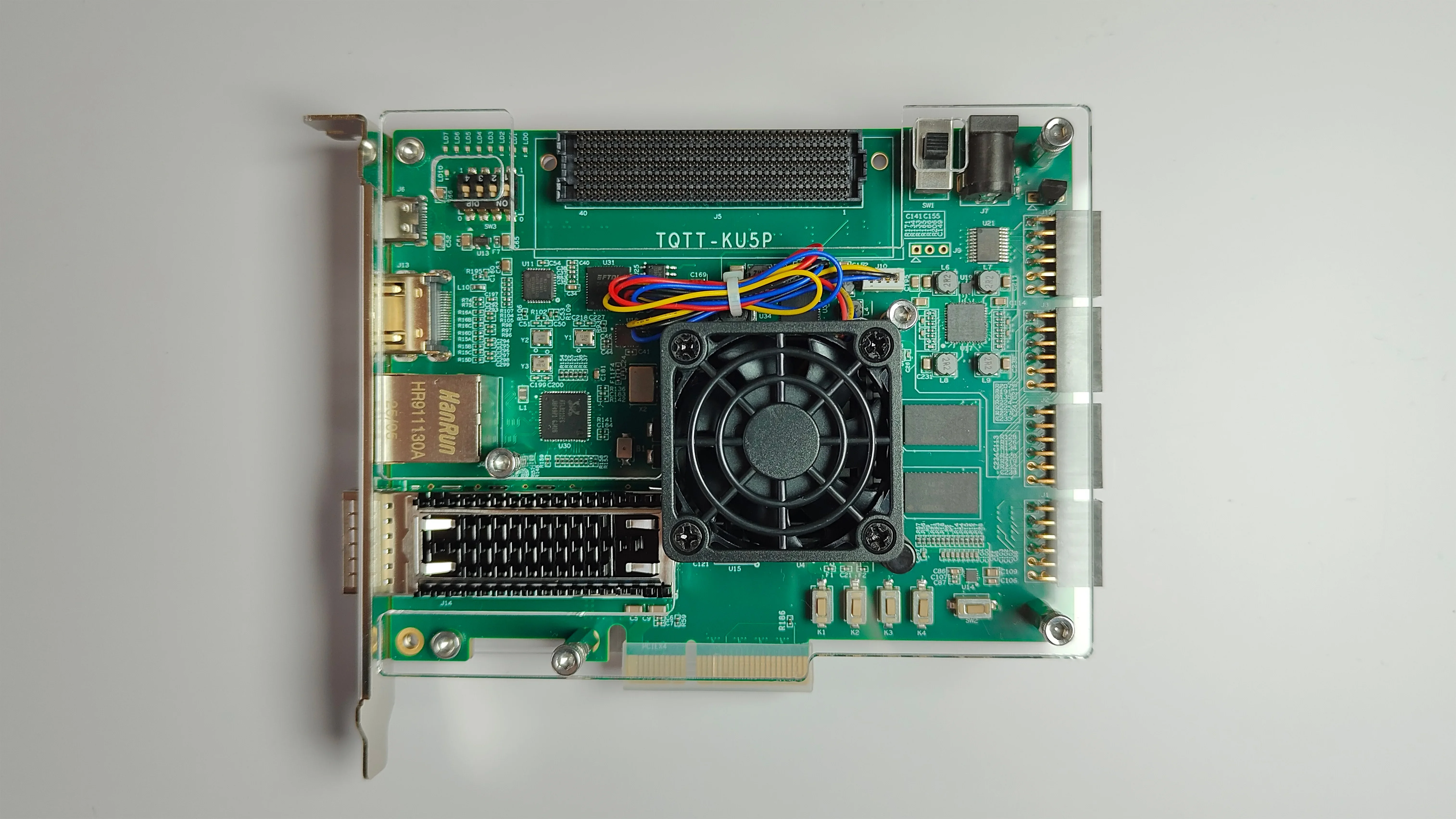 XCKU5P Development Board FMCPCIE3.0 HDMI-compatible 100G Gigabit Ethernet for FPGA Development