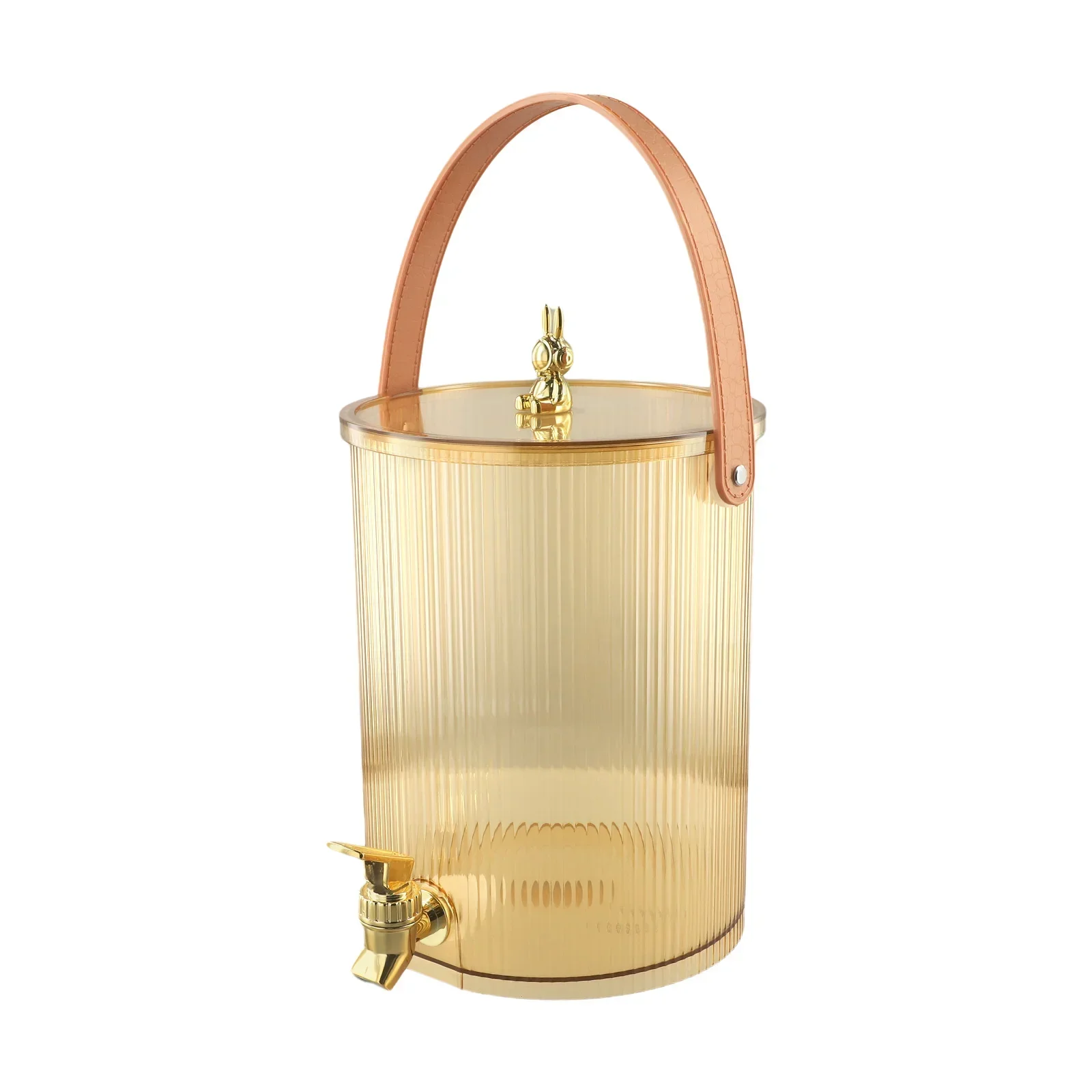 

For Home For Outdoor Fruit Tea Bucket PP Material Wide Application 3.5L Capacity 5L Capacity Convenient Faucet