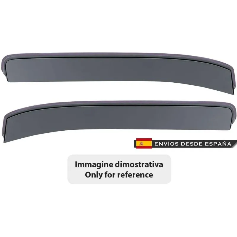 Front Deflectors for SEAT MARBELLA | 1985 - 1998 Mini-Windshield Smoked Windshield Front Car Window Wind and Rain Visor Deflectors Side Sunshade