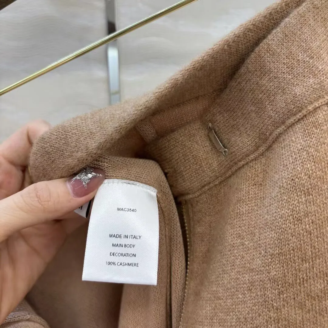 Old Money Style Autumn Winter Loose Knitted Cashmere Wide Leg Pants Women Elastic High Waist Solid Color Casual Trousers