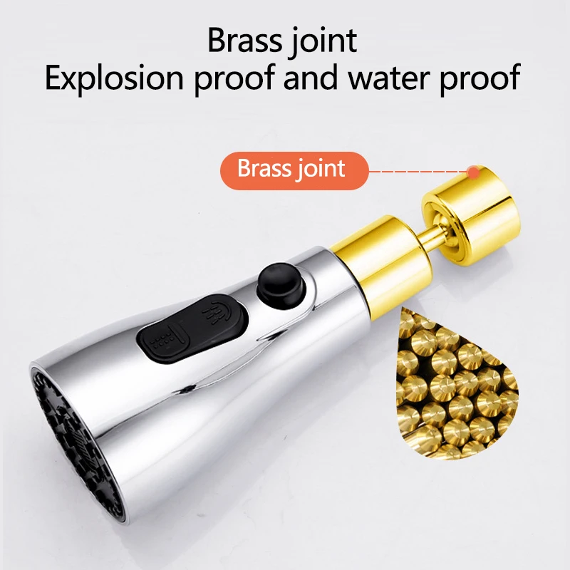 Kitchen pull-out Faucet Nozzle Filter Durable Water-saving sink Multi-function Pull-out Nozzle Kitchen Sink Faucet Replacement a