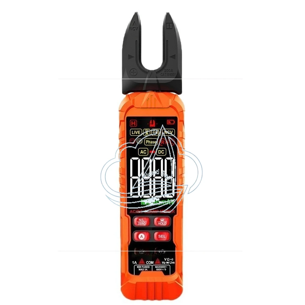 XC216A/B Digital Clamp Meter High-Precision Handheld U-Shaped Clamp Multimeter for Electronics