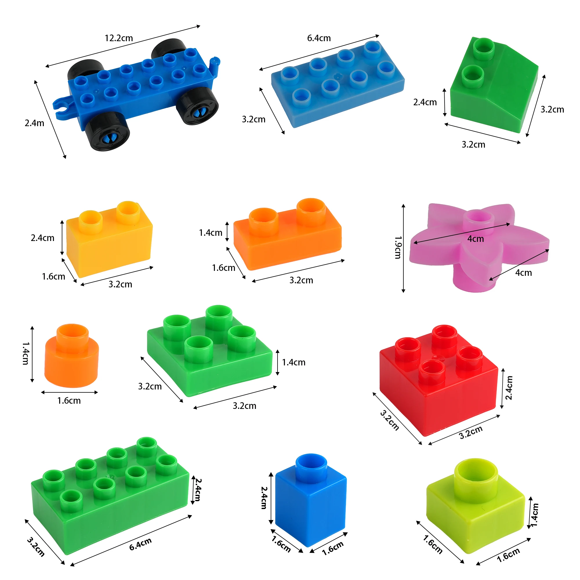 70pcs 200pcs Large Particals Educational Building Block Children Basic Bricks Assembled Puzzle DIY For Legoeds Toys for Kids