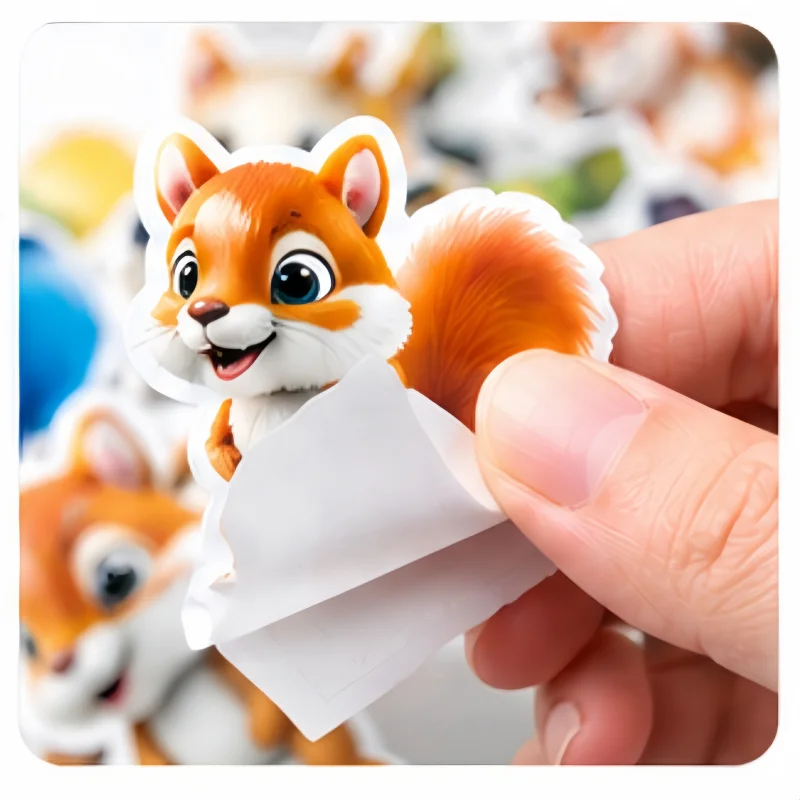 Animal Doodle Stickers Cute Personalized Cartoon DIY Decor Decals for Toys Stationery Instruments Electronic Products