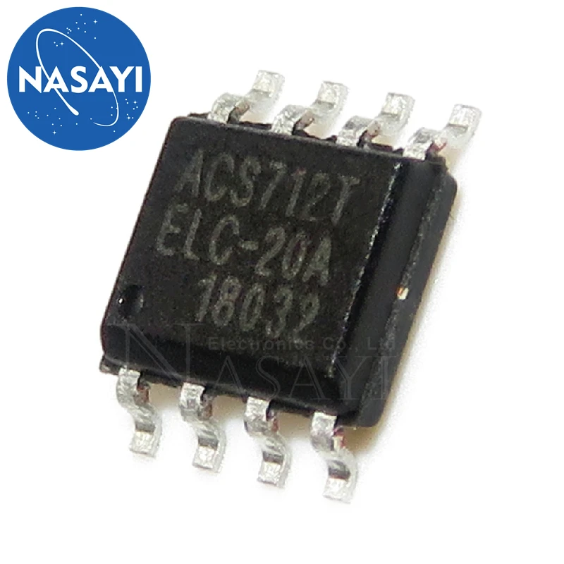 10pcs/lot ACS712ELCTR-20A-T ACS712ELC ACS712 SOP-8