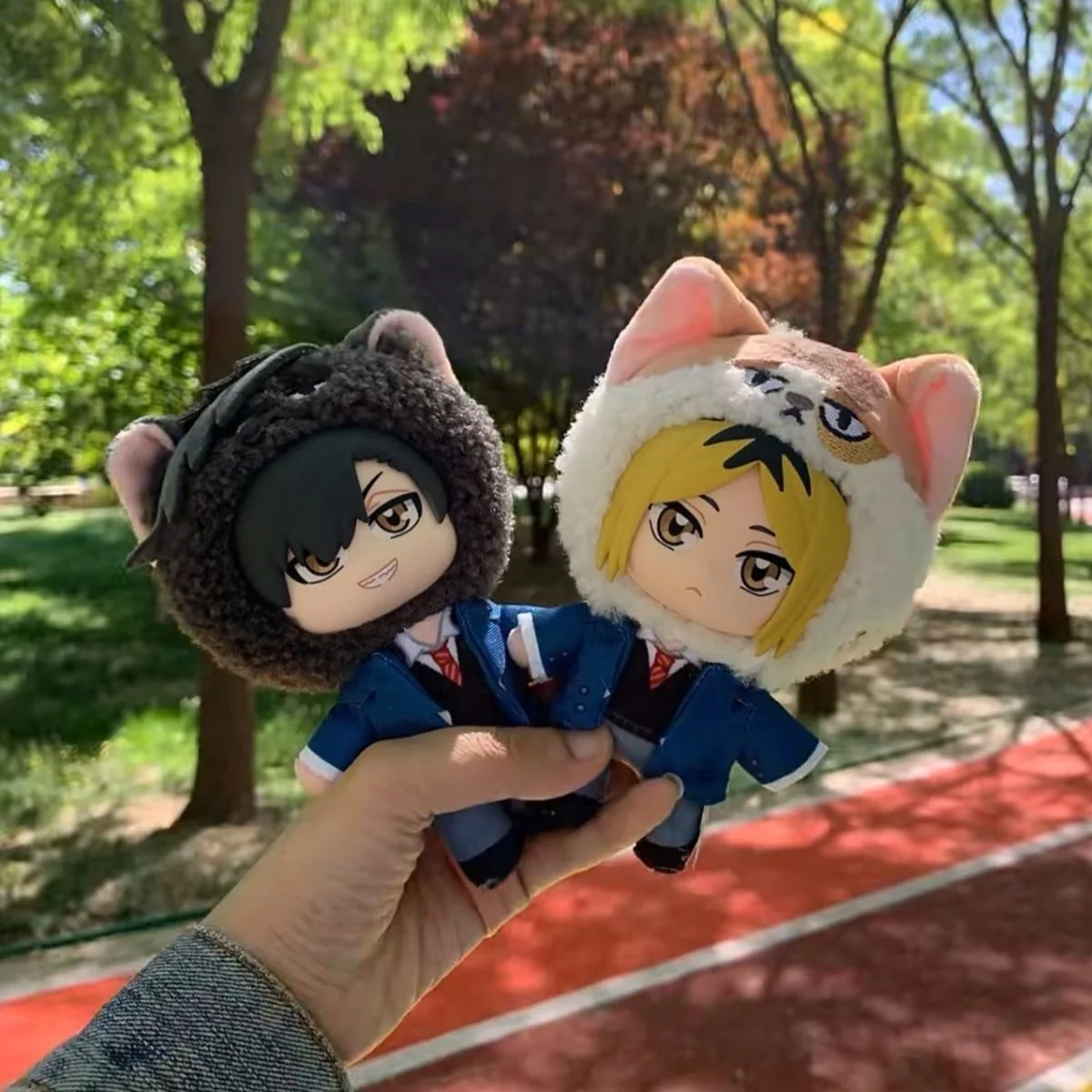 EAKI Anime Haikyuu Oikawa Tooru Figur Modell Hinata Shoyo Kei Tsukishima Vinyl Plüschpuppe Rucksack-Anhänger Dekoration Spielzeug