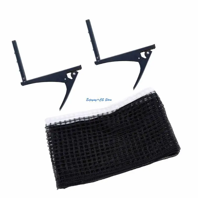 

Y51D Pingpong Screw On Clamp Net Adjustable Post Set Table Tennis Net and Post Set