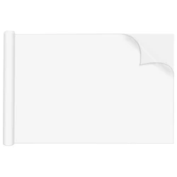 Autocollants Effaçables à Sec Blancs, Papier Peint pour Bureau et Maison