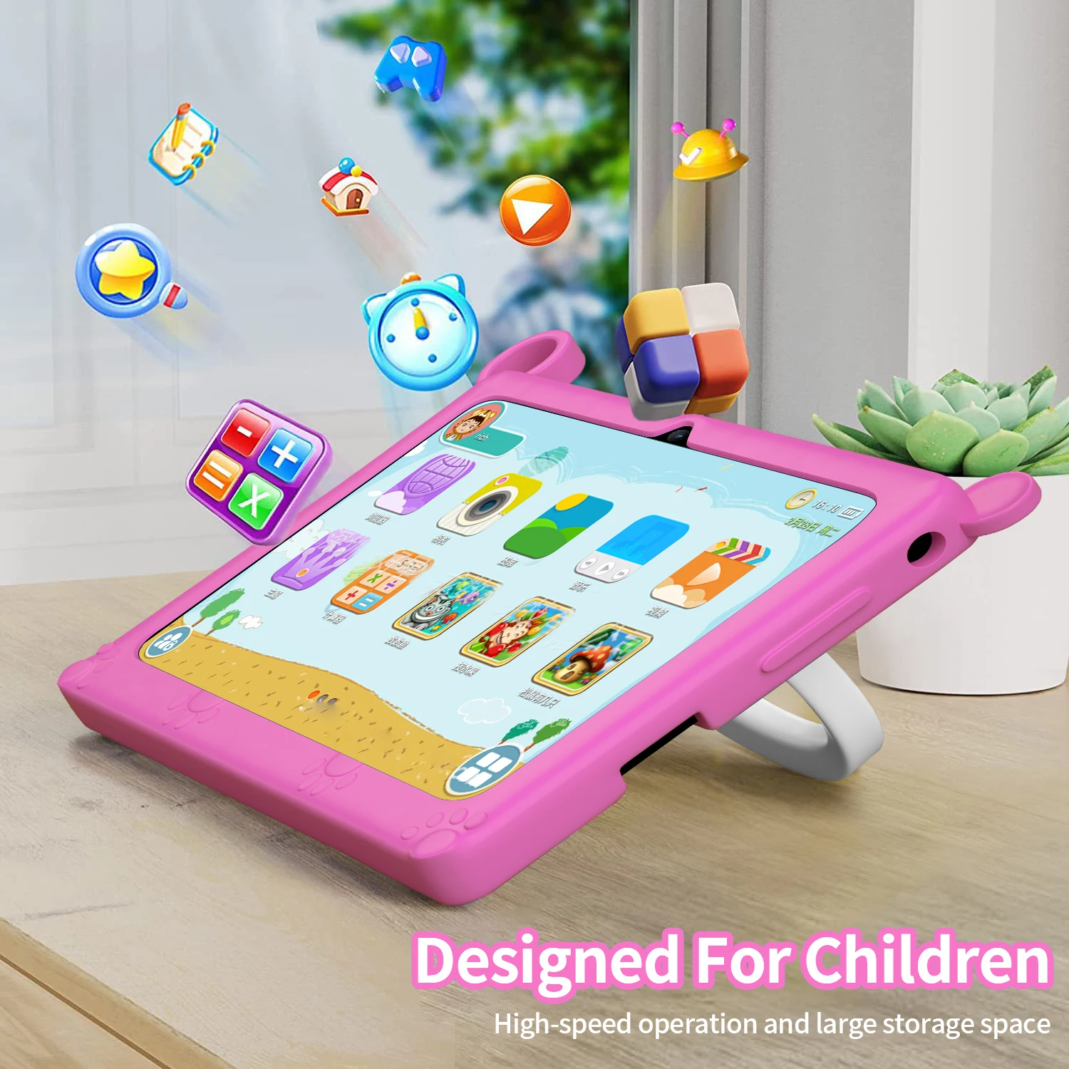 2024 New 7 Inch Tablet 5G WIFI VERSION 4GB RAM 64GB ROM Kids Learning Education Dual Cameras Google Android13 Tablets