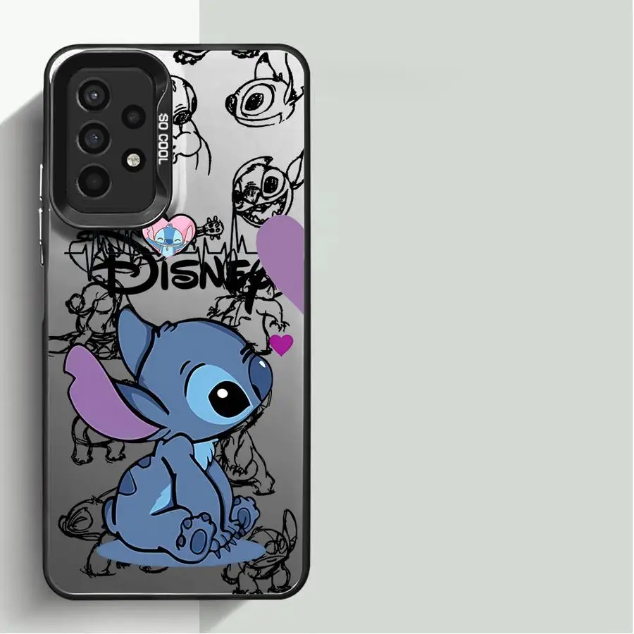 Disney Cute Stitch Case for Samsung Galaxy A20 A51 A30 A50 A71 A03 A05 A21s A10 A03s A72 A73 4G Bumper Capa Cover