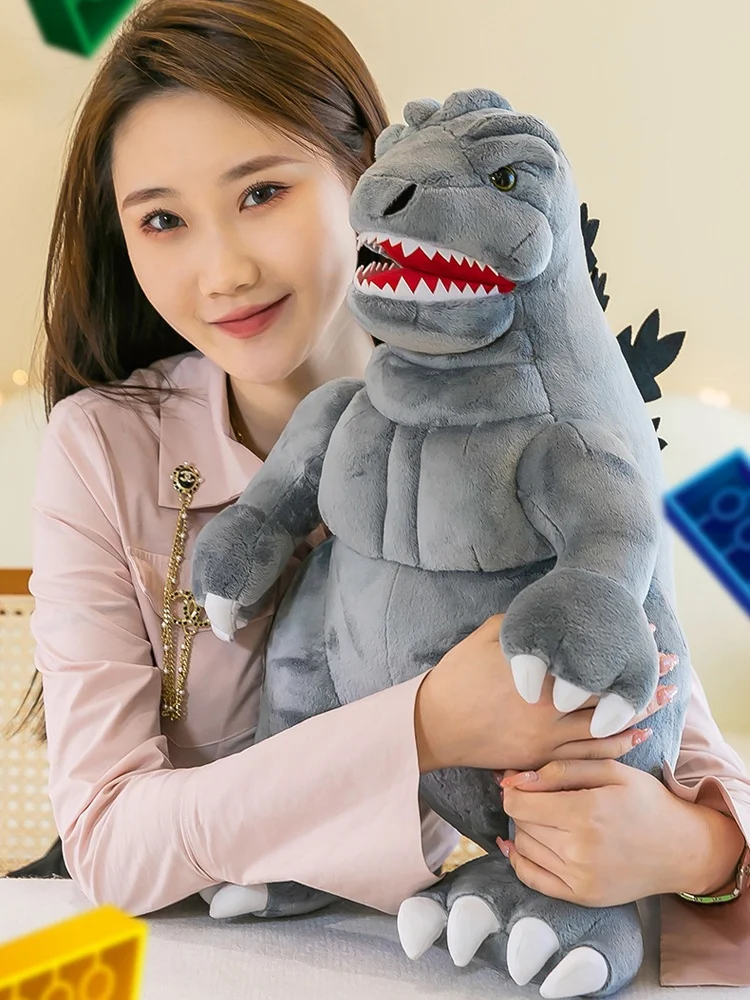 Monster vs. Godzilla Plush Toy, Cute Cartoon Doll, Children\'s Birthday Gift & Souvenir