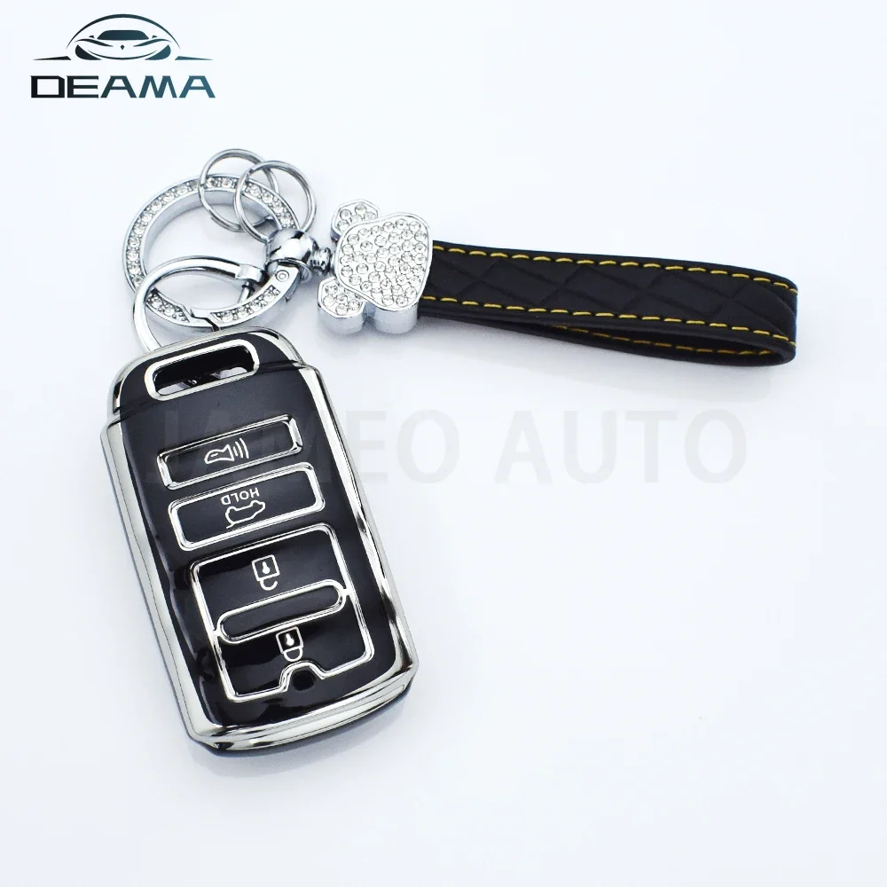 Funda de TPU para llave de coche, carcasa de protección sin llave para KIA Cadenza Sorento K3, K5, K7, K900, Quoris, accesorios para automóviles