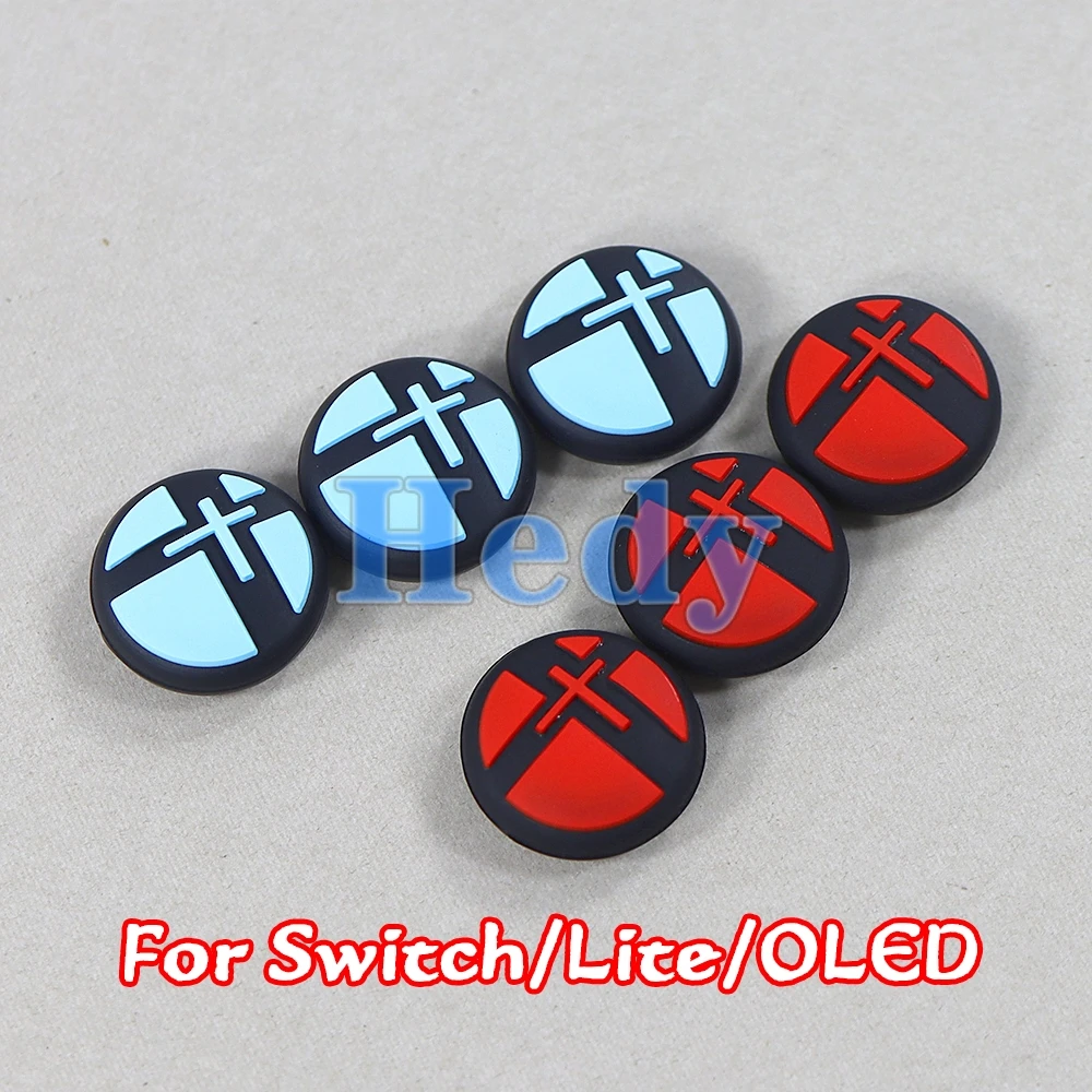 스위치 라이트 OLED용 실리콘 썸 스틱 캡 2개, 닌텐도 스위치 조이콘 컨트롤러 그립용 아날로그 조이스틱 캡