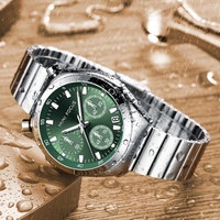 MINI FOCUS 0491 Fashion Women's Quartz Watch Calendar Luminous Multi-functional Clock Waterproof Elegant Ladies Business Watches
