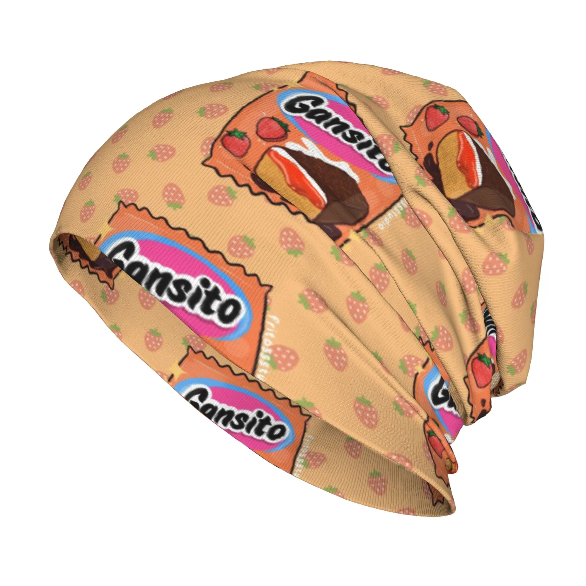 Bonnet Hats Gansito Men Women's Thin Hat Chocolatey Snack Retro Cap Hip Hop Skullies Beanies Caps