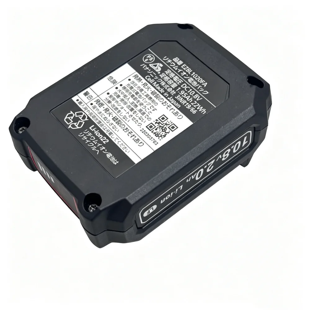 

100%Original 2Ah for Panasonic 10.8V EZ8L1020FA EZIP31 EZ1D31 EZ1G31 EZ1W31 Electric Drill Screwdriver Tool Battery