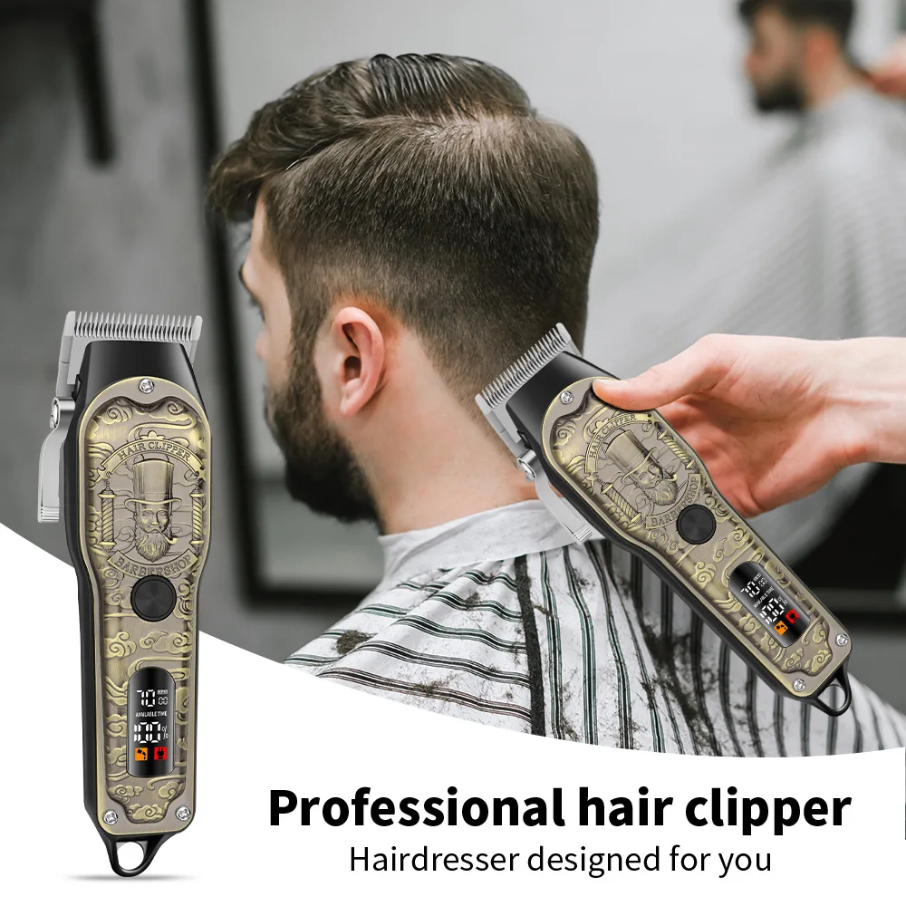 

Новая машинка для стрижки волос для мужчин, 2000 мАч, мощная беспроводная машина для стрижки волос, профессиональная парикмахерская, парикмахерские машинки для стрижки волос