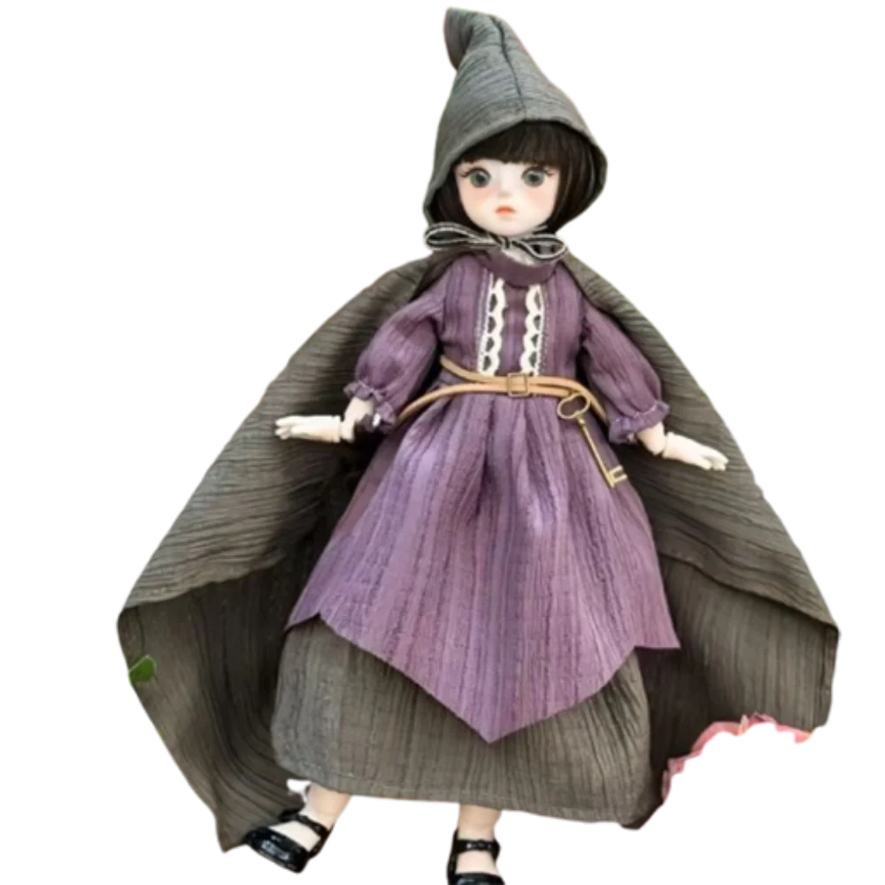 

1 Set 30cm 30cm Doll with Clothes Attractive Eyes with Wig Make Up Princess Dress Up Dolls Ball Jointed Anime