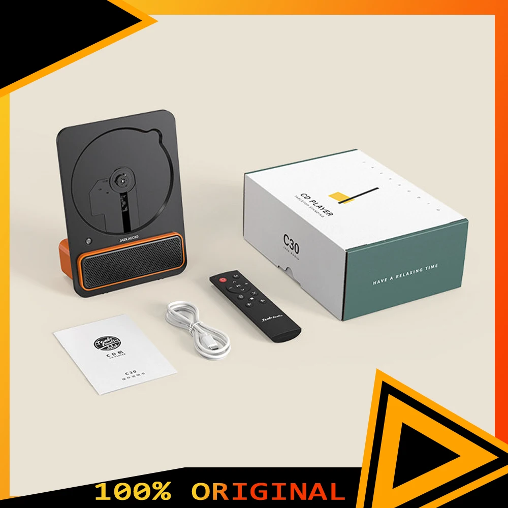 

JAEK AUDIO C30 CD Player Wireless Bluetooth Minimalist Music Album Player HiFi Audio All-in-one Machine Phonograph Record Player