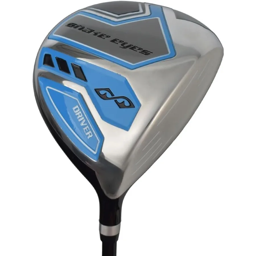 Linkshandige golfset voor junior jongens van 68 jaar, inclusief 6-delig, perfect voor beginnende oefeningen en buitenspelen tijdens het autorijden