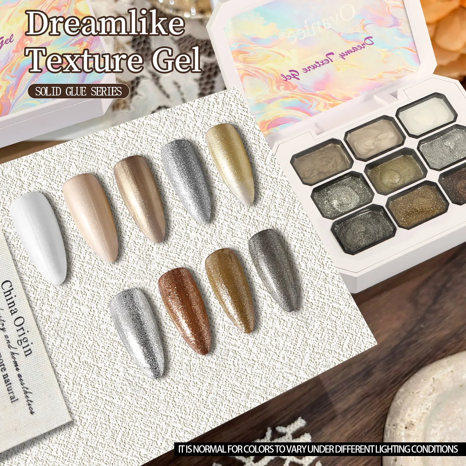 Ovanlee 9-kleurenpalet met vas - Nail Art Painting recensie en prijs