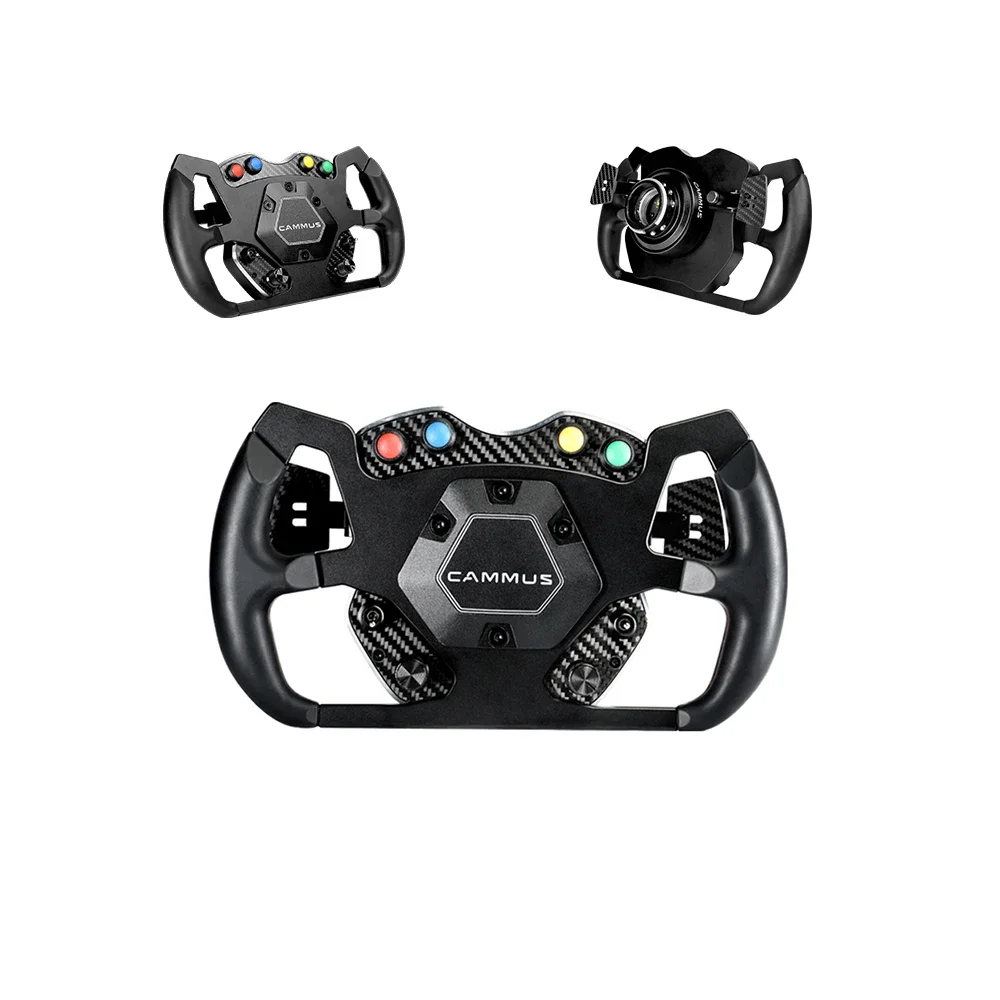 CAMMUS New Car Simulator PC Game Racing Wheel Gaming Steering Wheel with Gear Shifter for PC