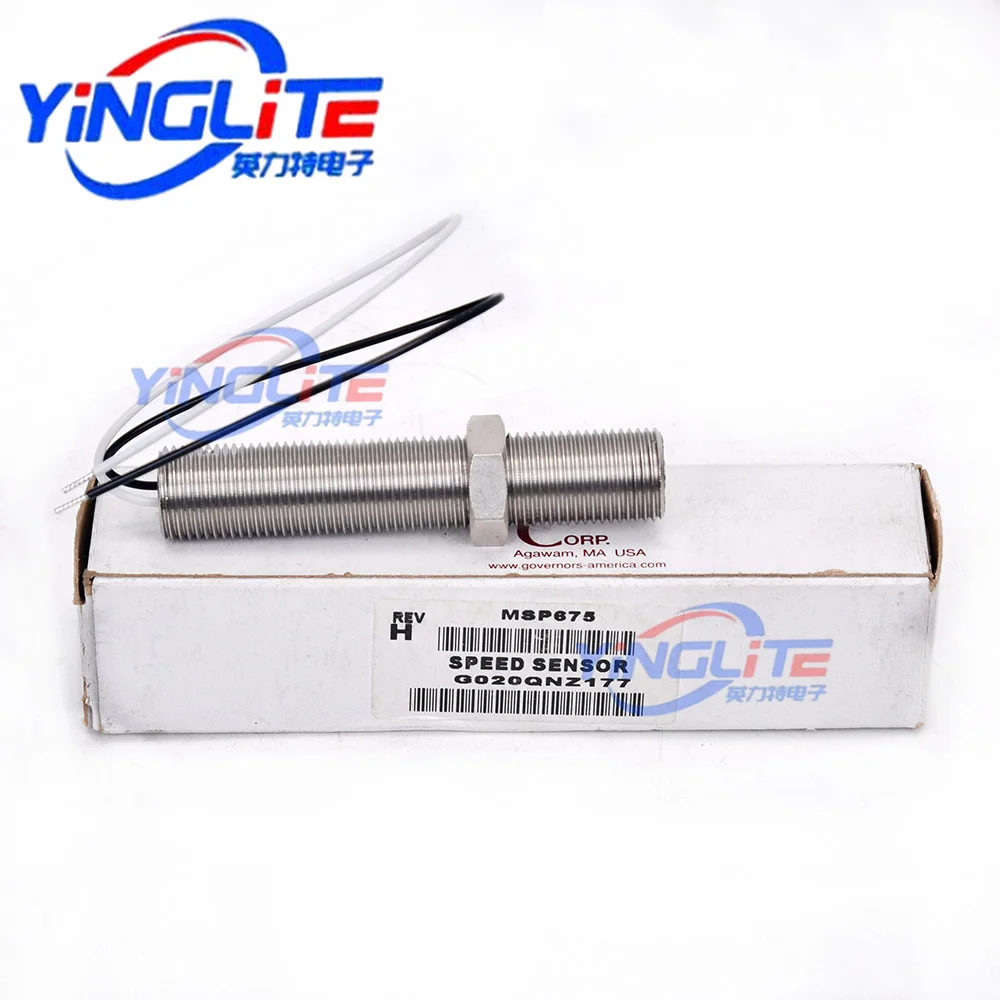 Genuine Diesel Engine Parts Magnetic-Electrical Type RPM Sensor MSP675 Alarm Sensor Plug Thread