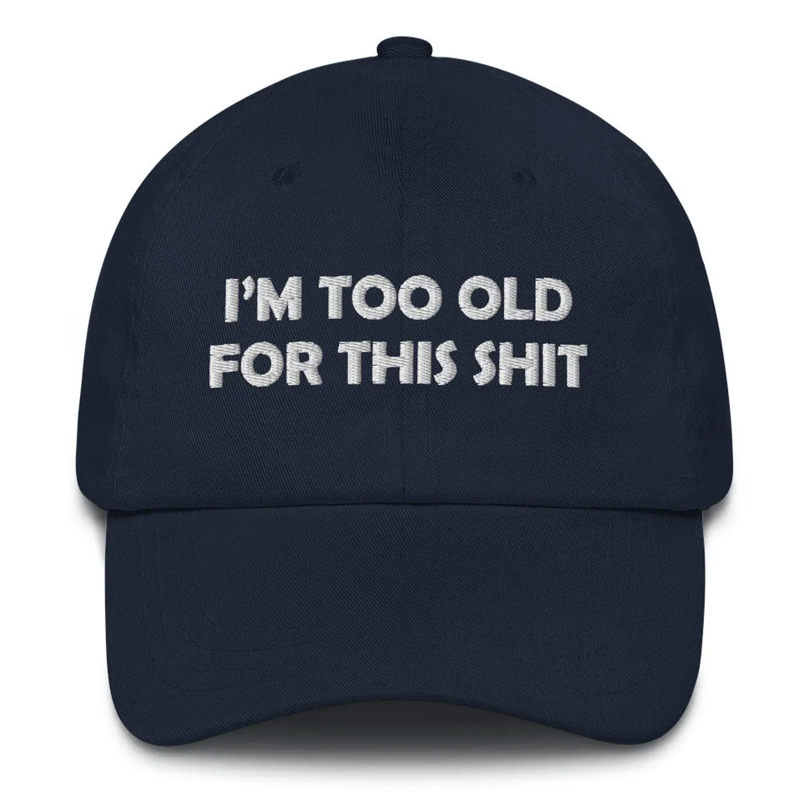 Old People Dad Cap, Old People Embroidered Hat, I'm Too Old For This Shit, Funny Retirement Hat