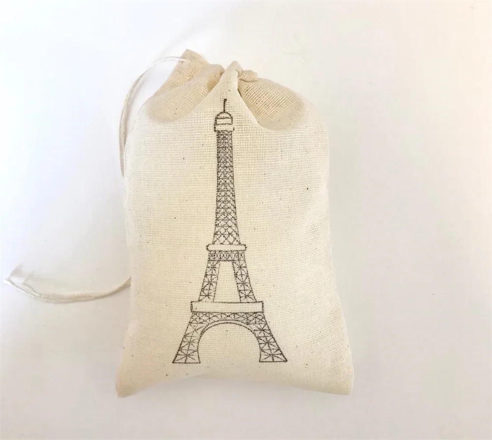 20PCS Tower Favor Bags Paris Party Bag France Goodie Bag Destination Wedding Welcome Baby Shower Birthday Bachelorette