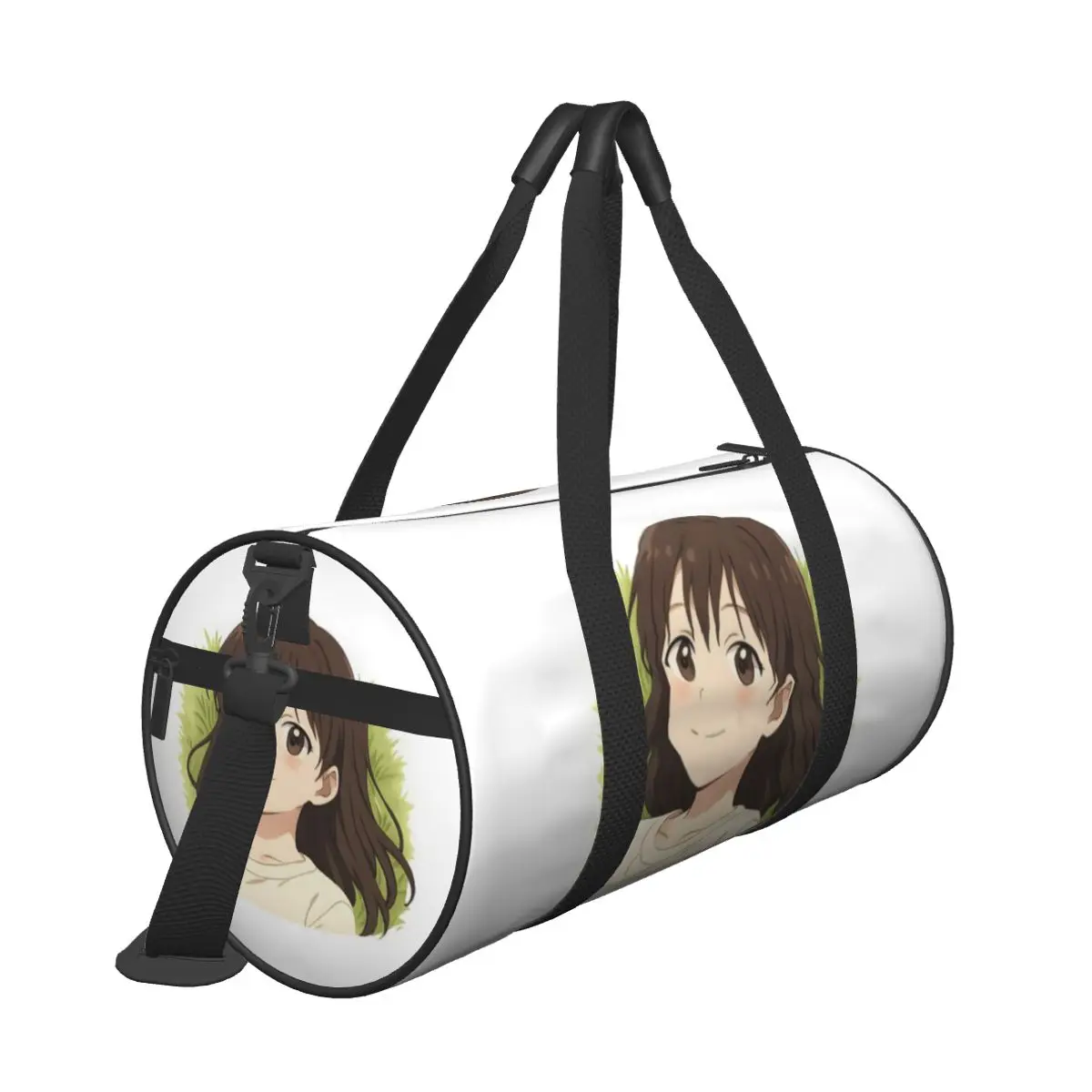 Hot Sale Peaceful Anime Girl Lying In Grass Anime Face Design Travel bag International Vacation Travel Beach Bag